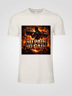 🔥 NO PAIN. NO GAIN - Heavyweight Gym Tee for Lifters & Grinders