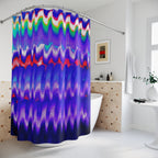 Chromatic Flow Feel Fresh Shower Curtain - Purple