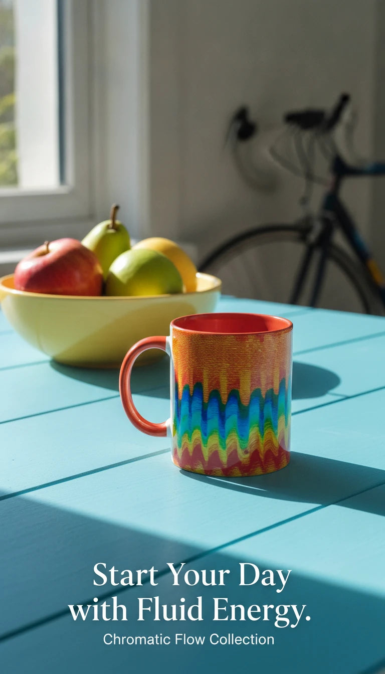 Chromatic Flow - Morning Sun Mug