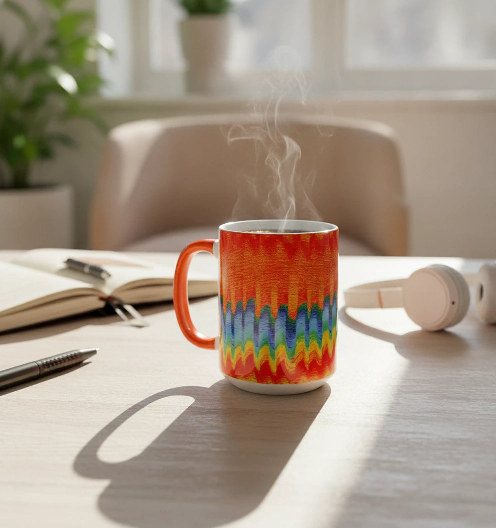 Chromatic Flow - Morning Sun Mug