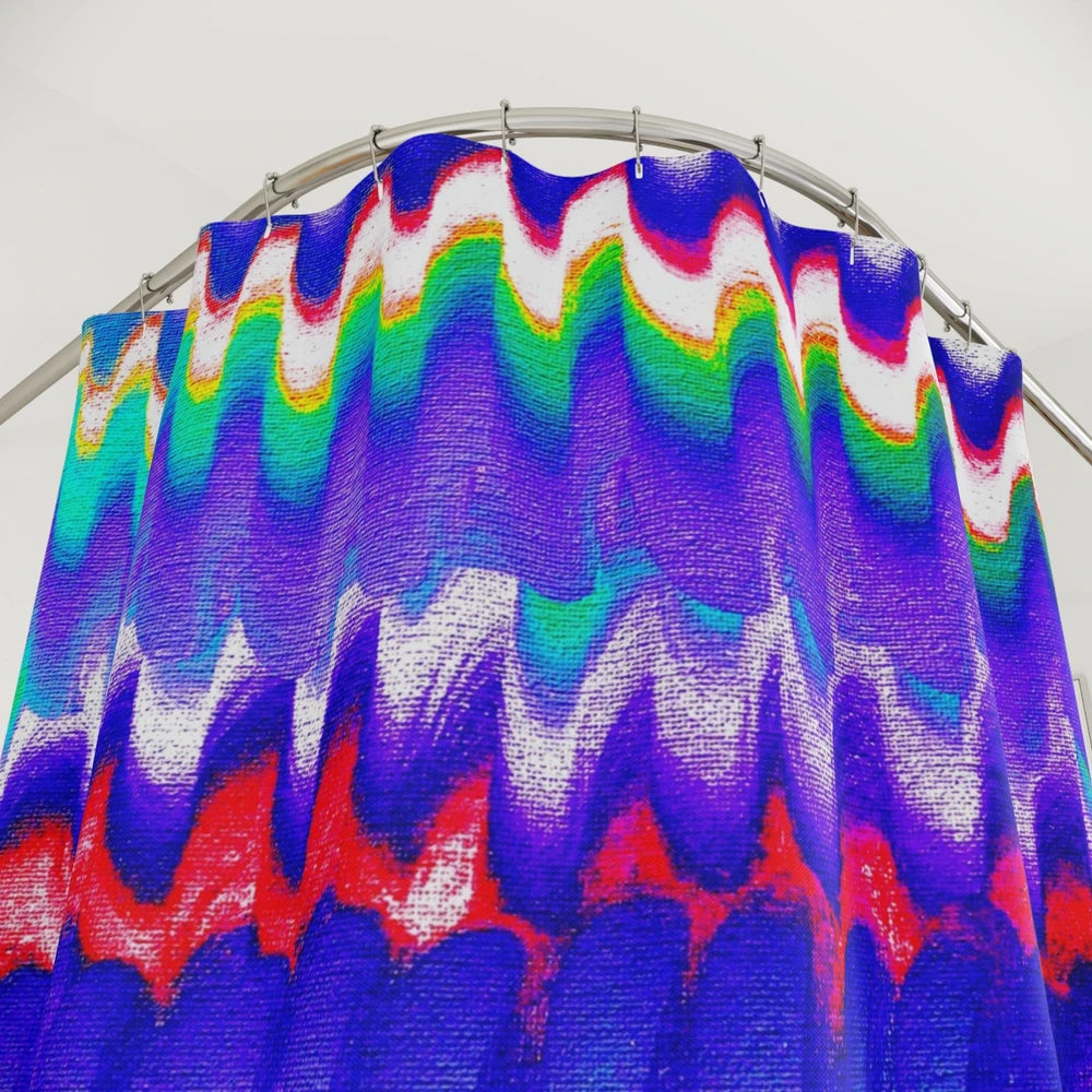 Chromatic Flow Shower Curtain