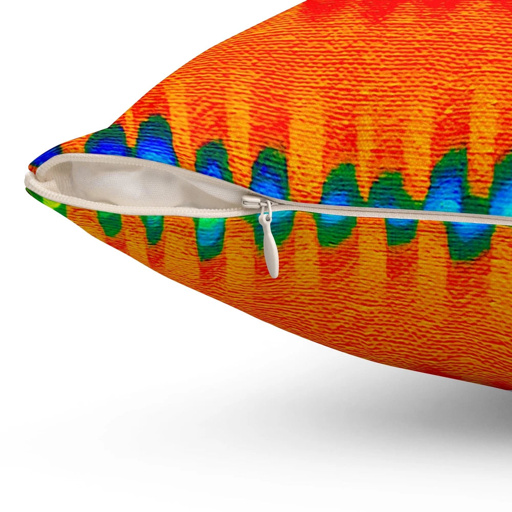 Chromatic Flow - Spun Polyester Square Pillow