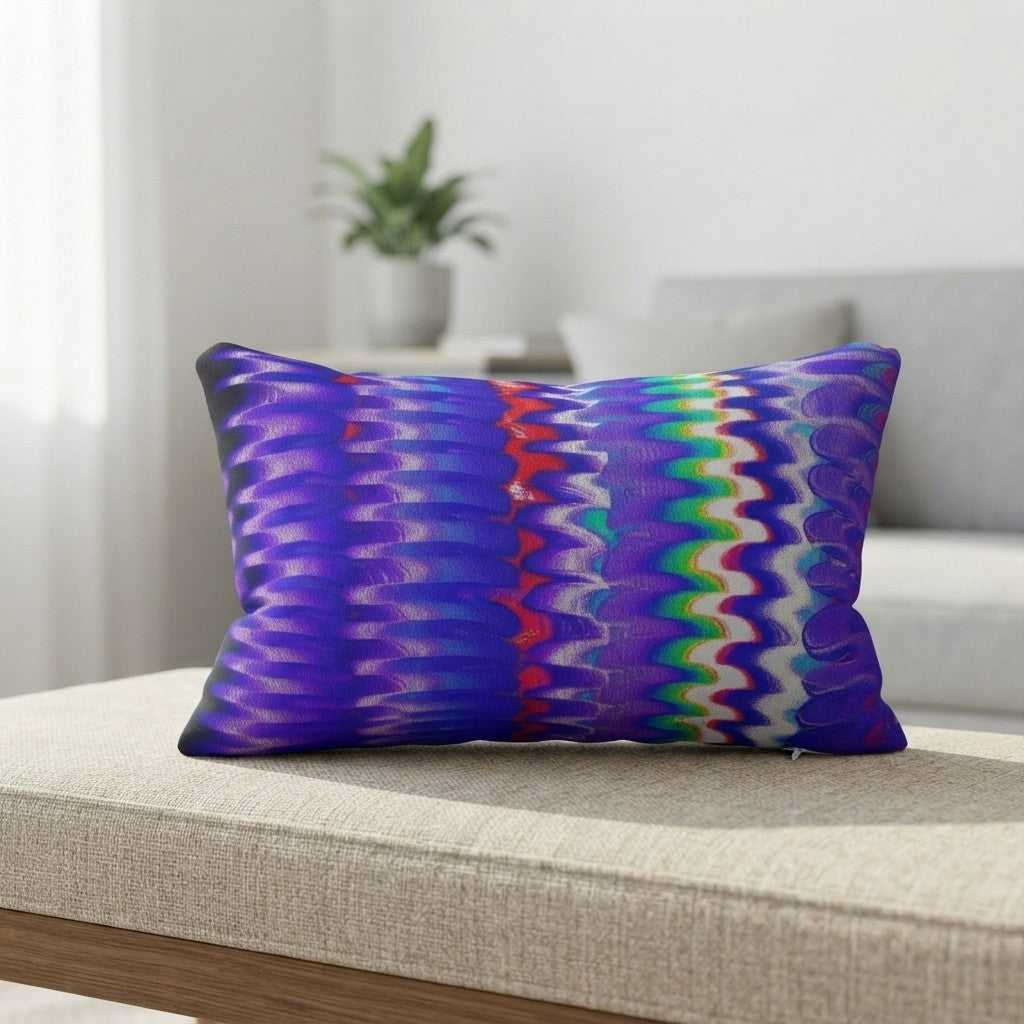 Chromatic Flow Collection P-delic Purple Pillow