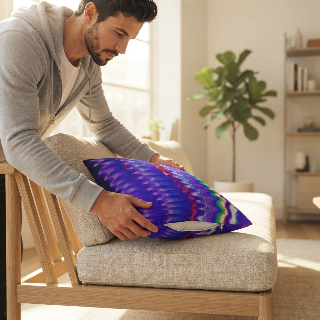Chromatic Flow Collection P-delic Purple Pillow