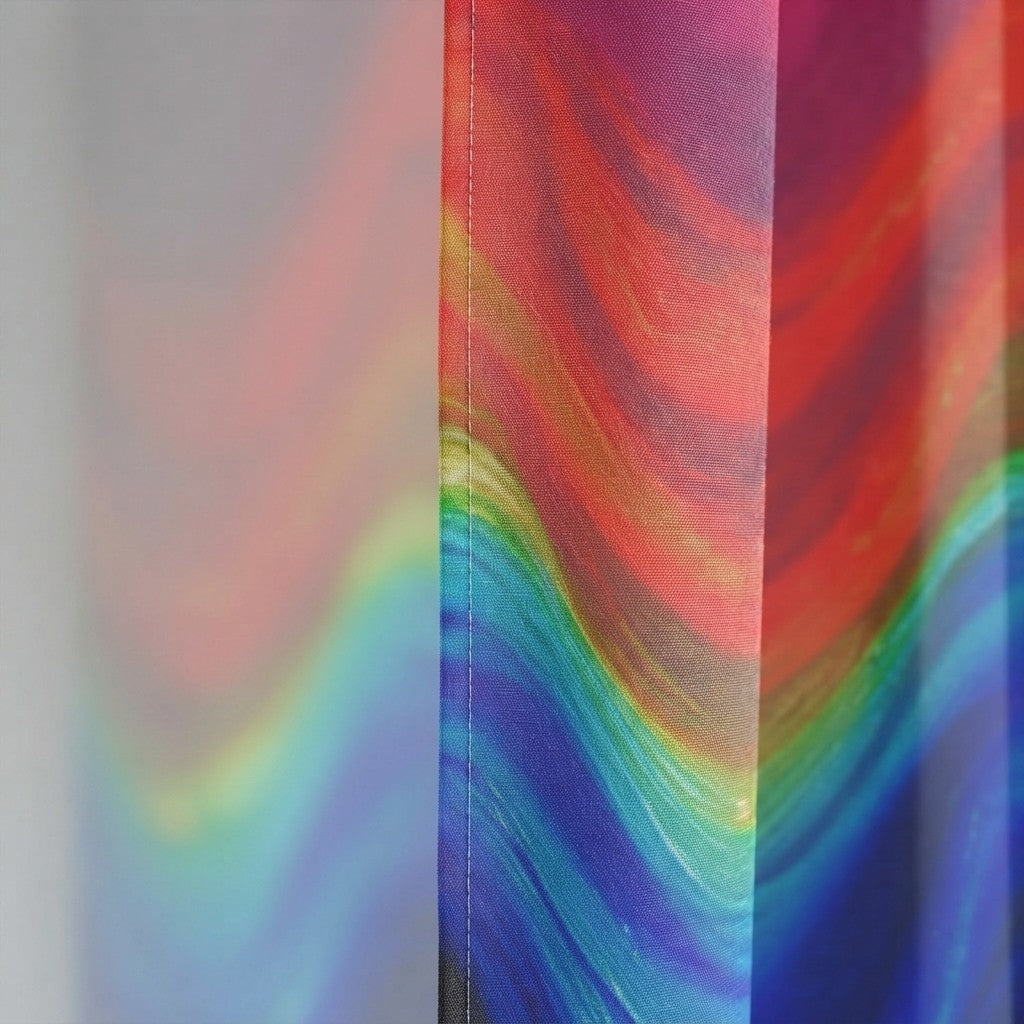 Chromatic Flow Collection Free Flow Sheer Curtains