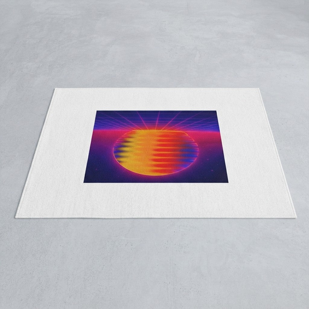 Chromatic Flow Outdoor Rug — Kinetic Abstraction