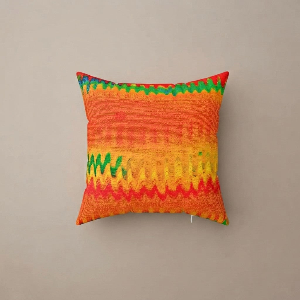 Chromatic Flow - Spun Polyester Square Pillow