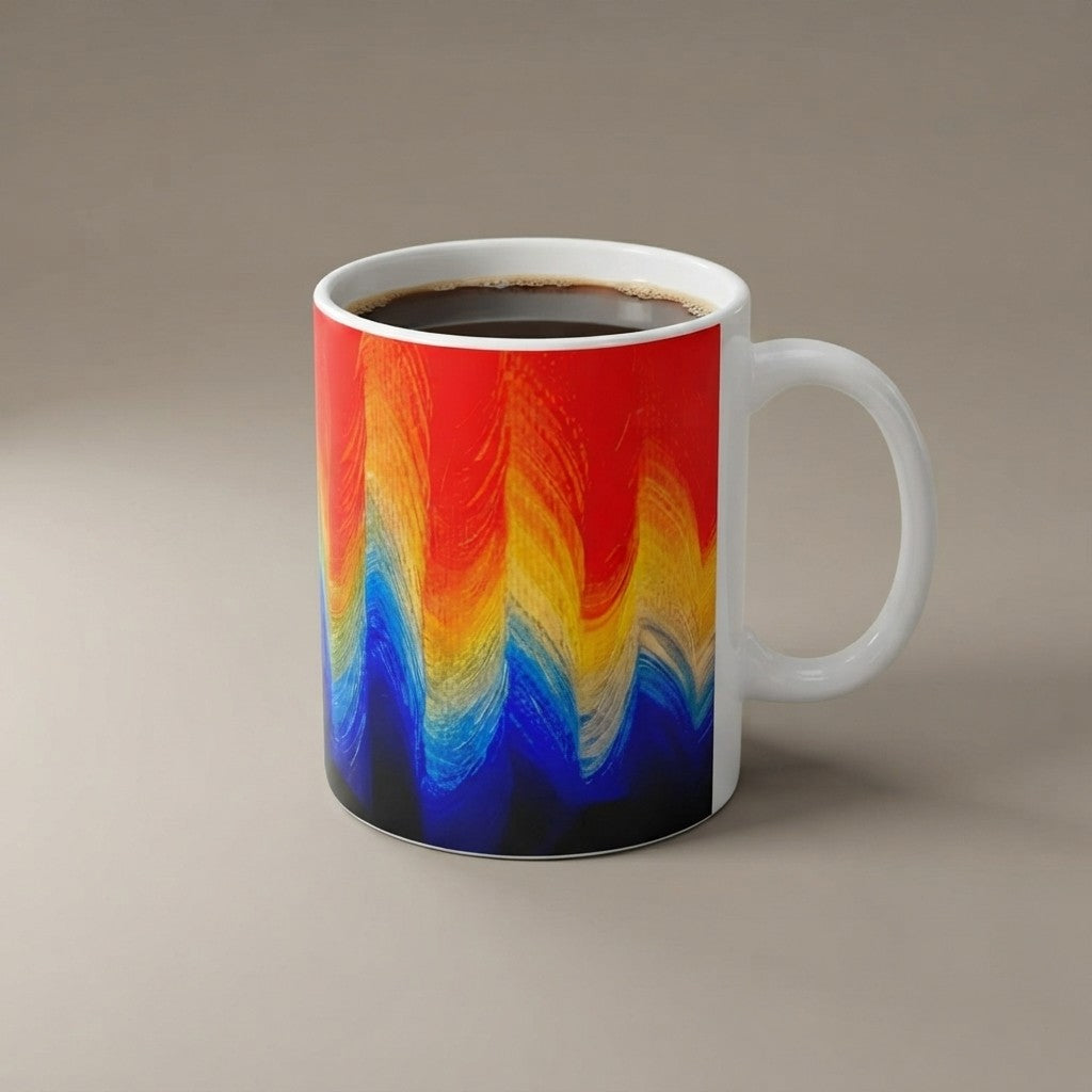 Chromatic Flow Tea and Coffee Mug