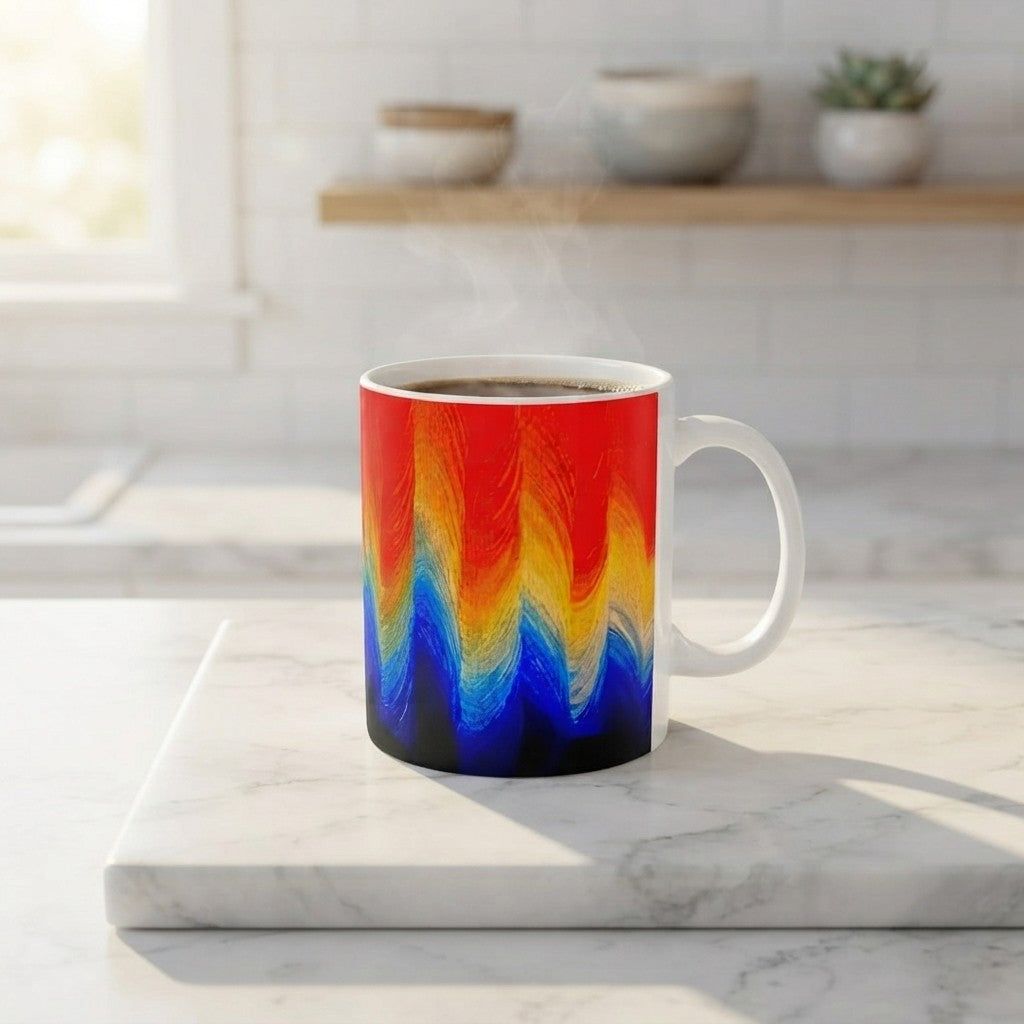 Chromatic Flow Tea and Coffee Mug