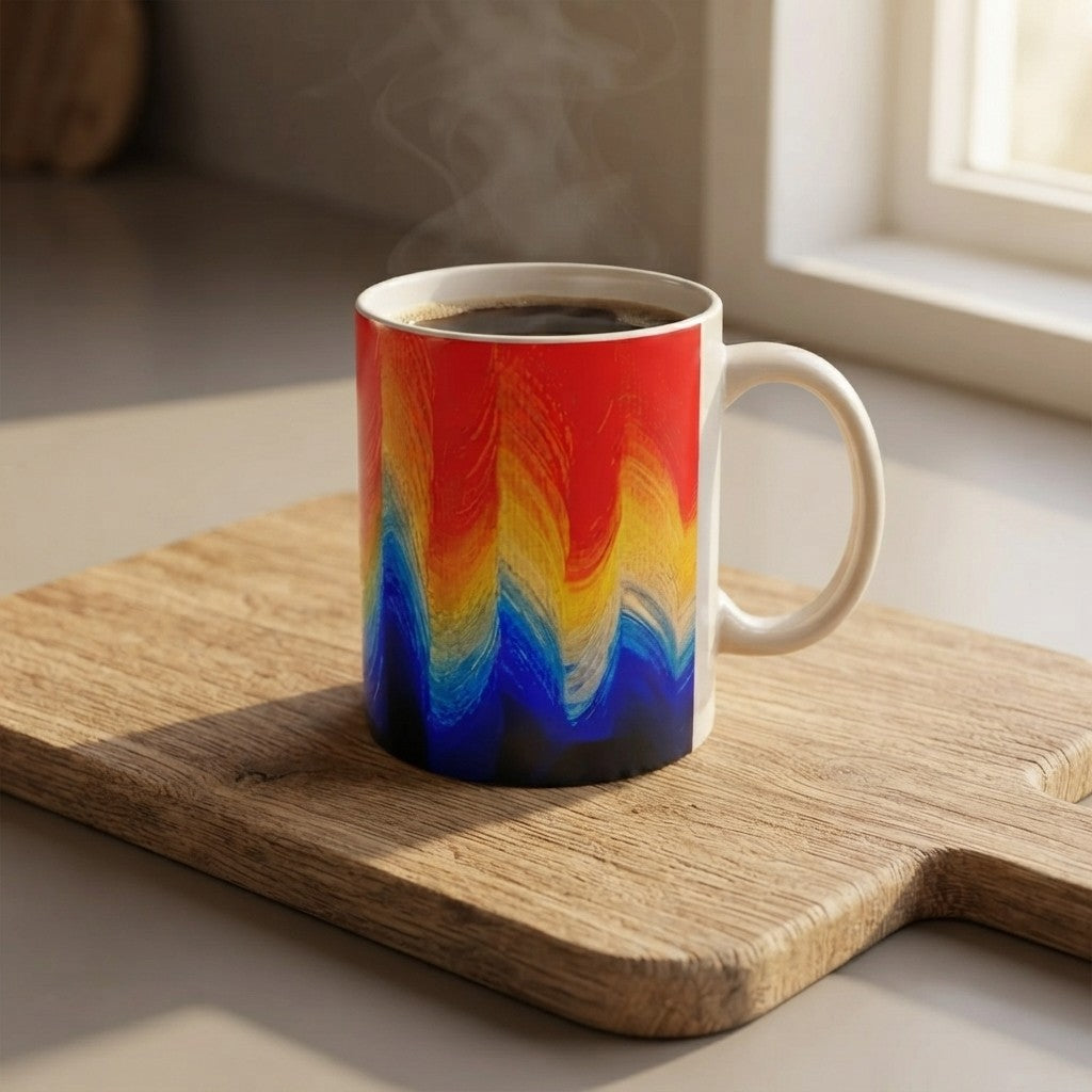 Chromatic Flow Tea and Coffee Mug