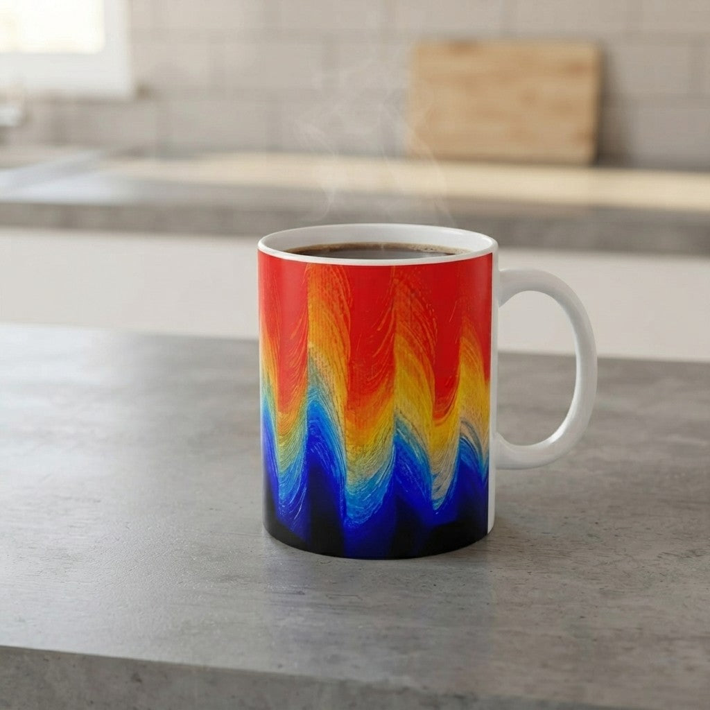 Chromatic Flow Tea and Coffee Mug