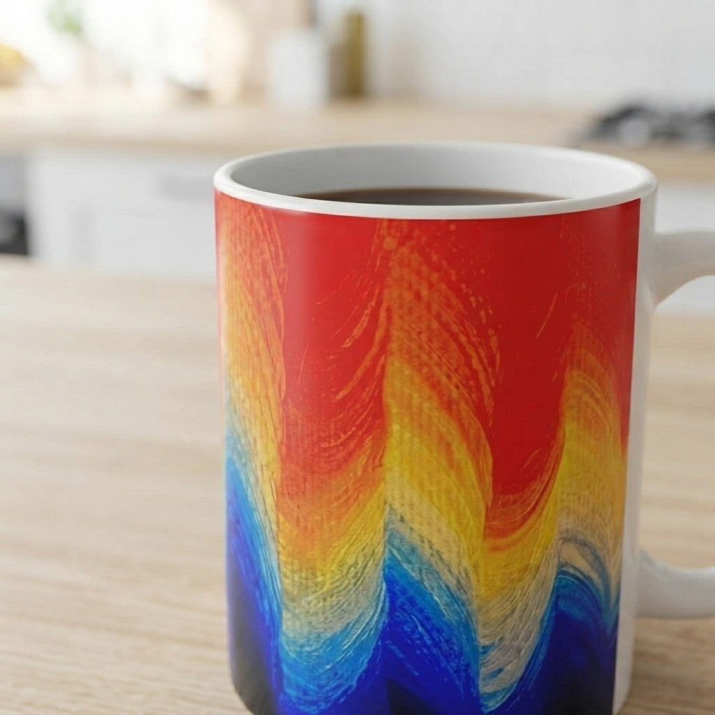 Chromatic Flow Tea and Coffee Mug