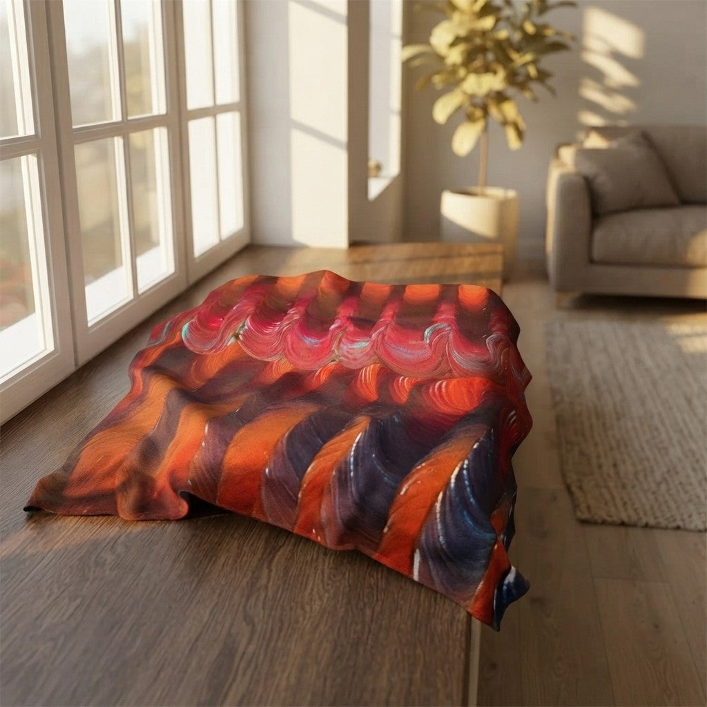 Luxury Abstract Art Blanket – Cozy Comfort with Bold Style