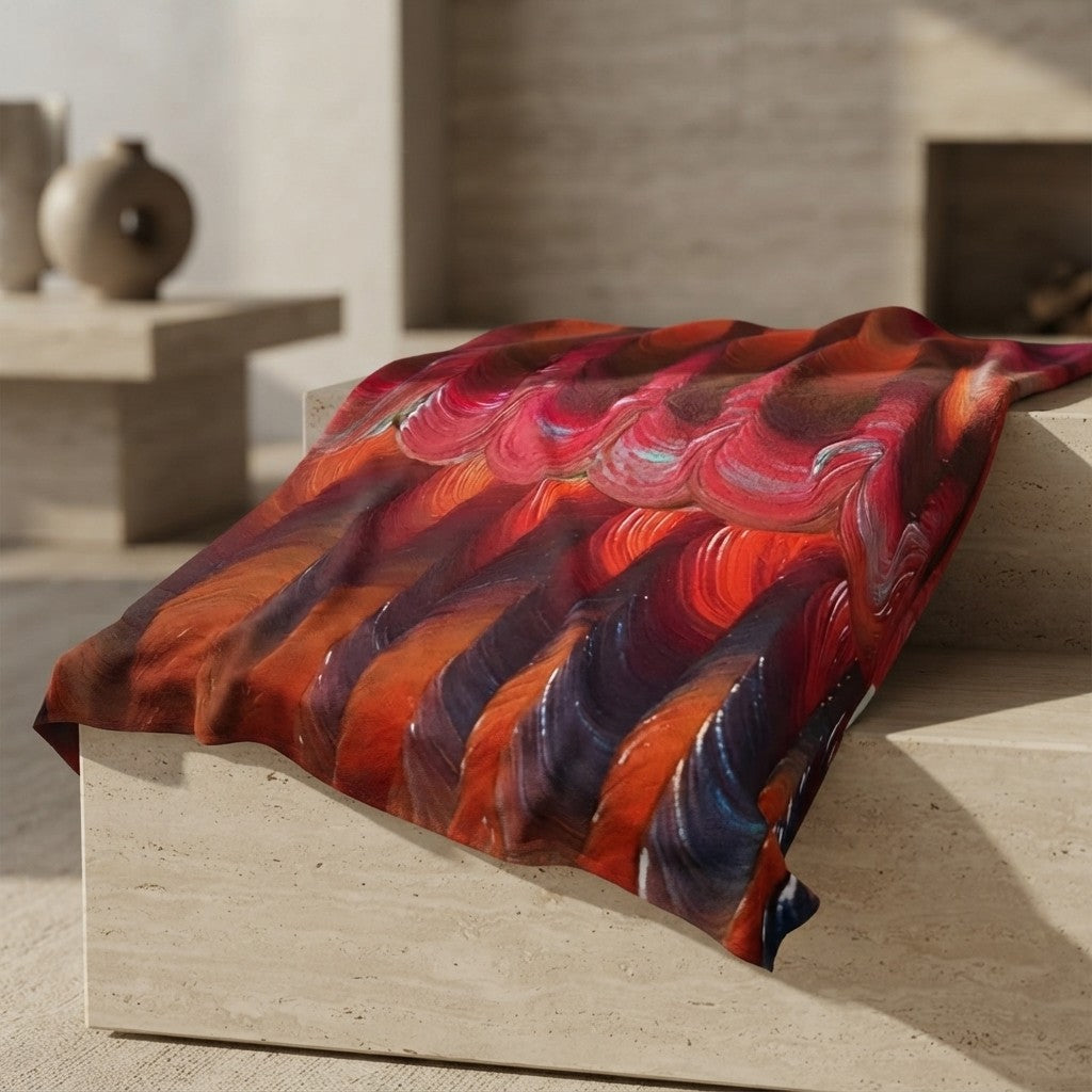 Luxury Abstract Art Blanket – Cozy Comfort with Bold Style